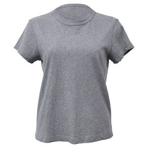 Alexander Wang Glitter Effect T-shirt in Grey Cotton